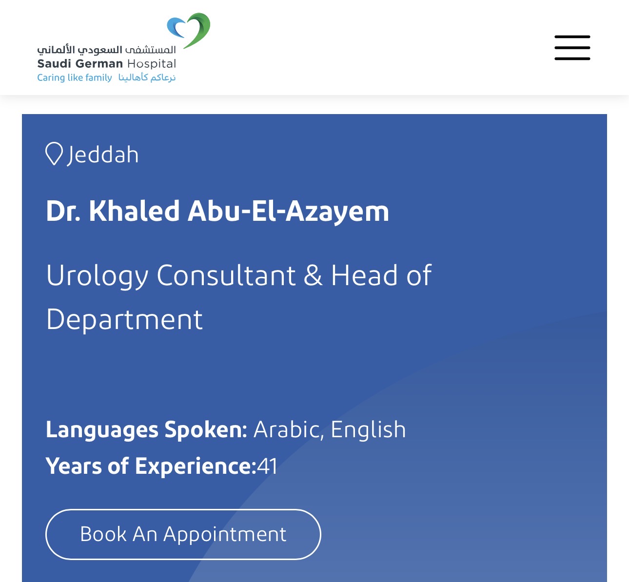 Saudi German Hospital professional profile